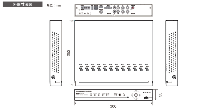 pf-ra304　寸法図